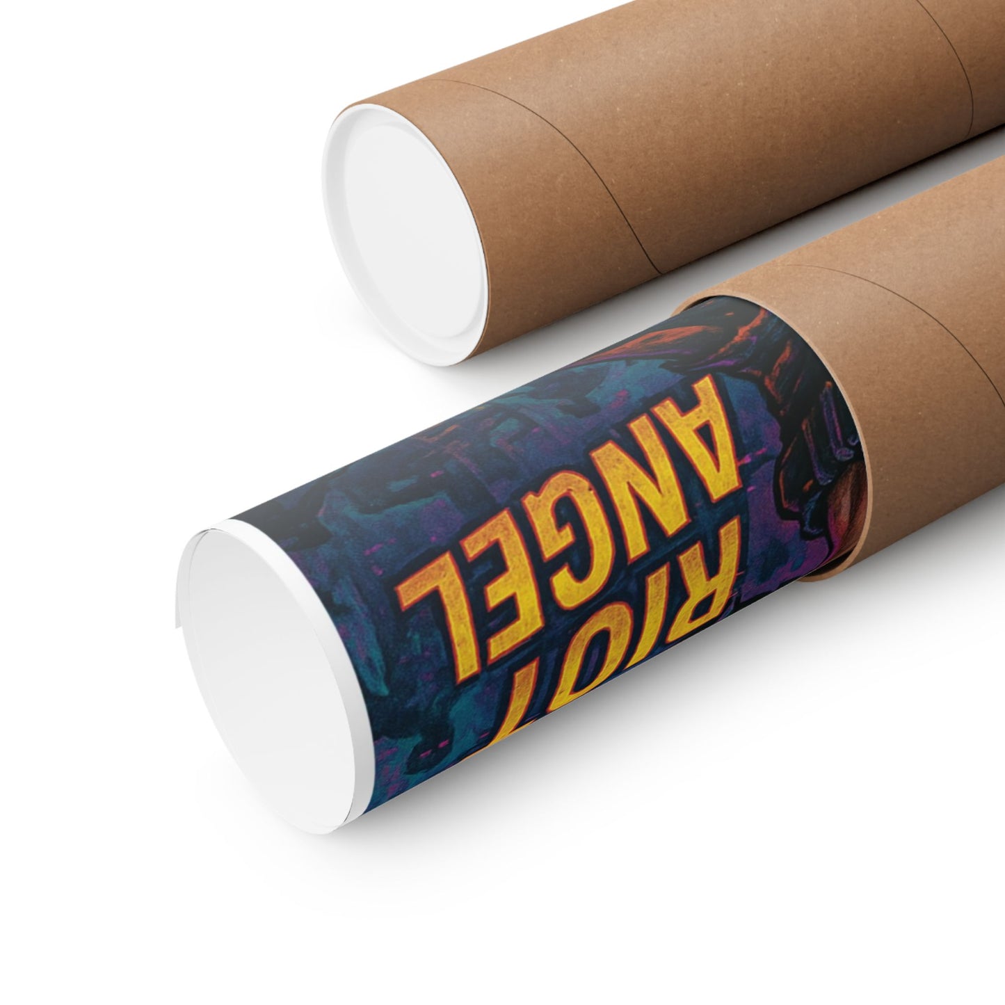 Edgy Wall Art Posters - Riot Angel Design, Punk Room Decor, Perfect for Music Lovers, Unique Gift, Home or Office Wall Decor